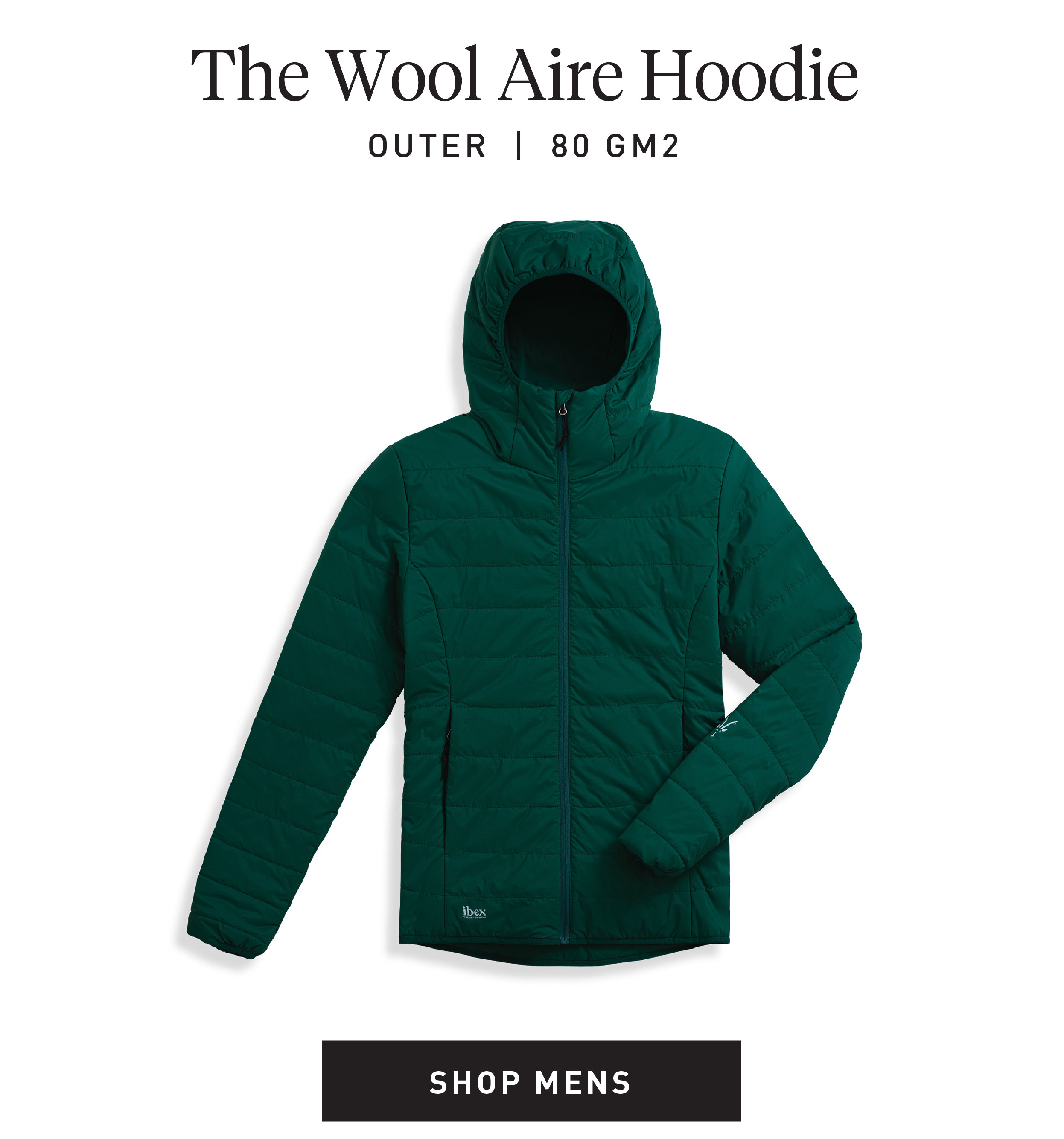 Men's Wool Aire Hoodie