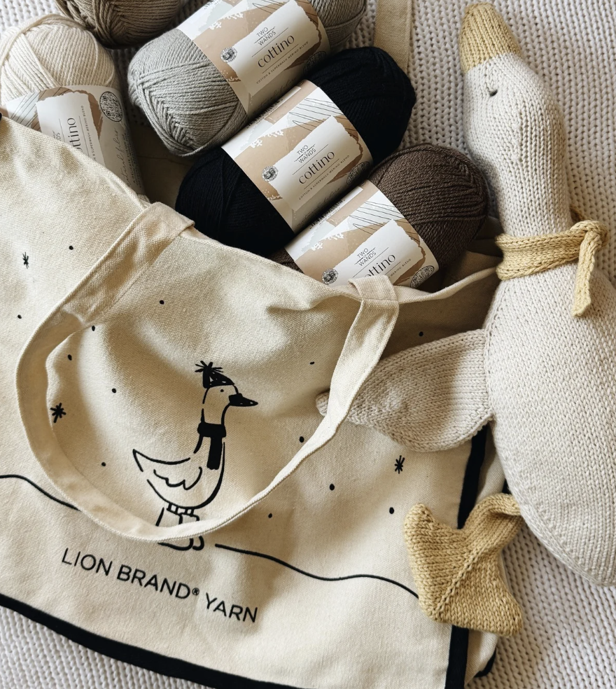 canvas Goose tote