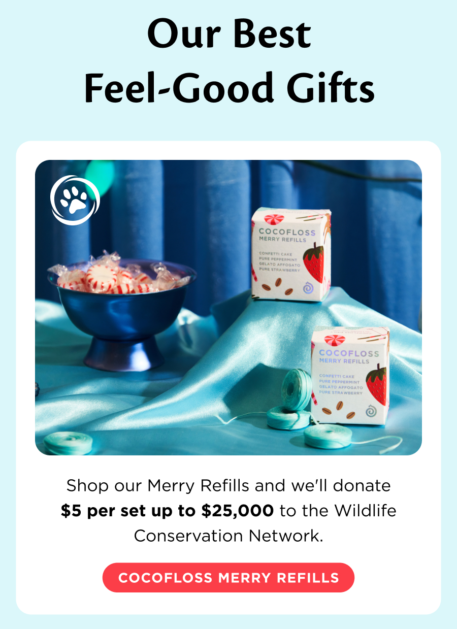 Wastesaving refills = 5 donation Cocofloss