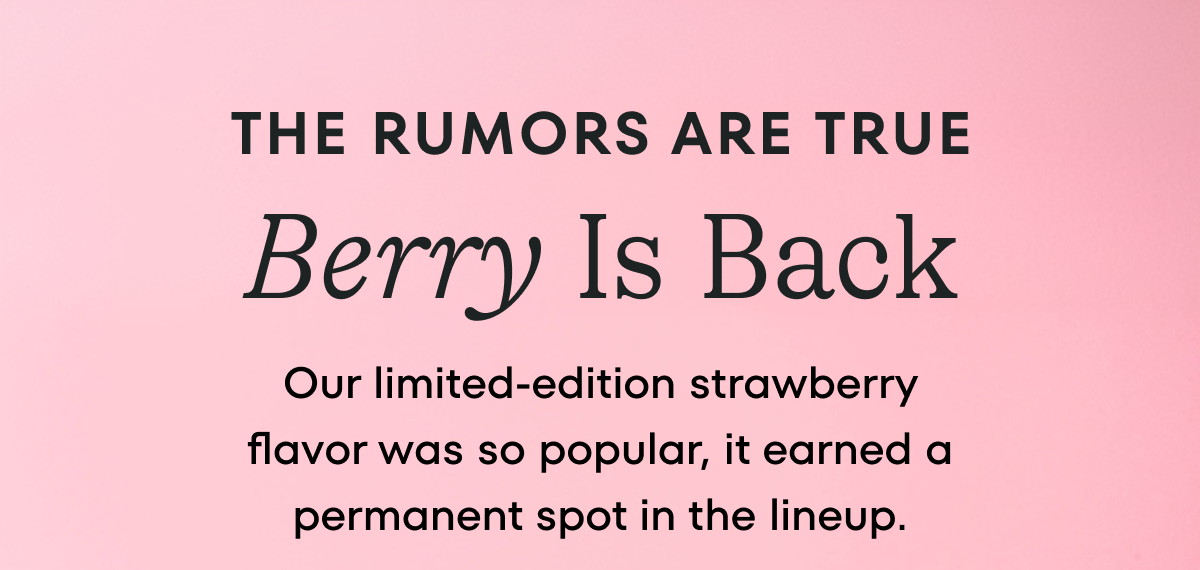 NEW! Strawberry Cocoshine 