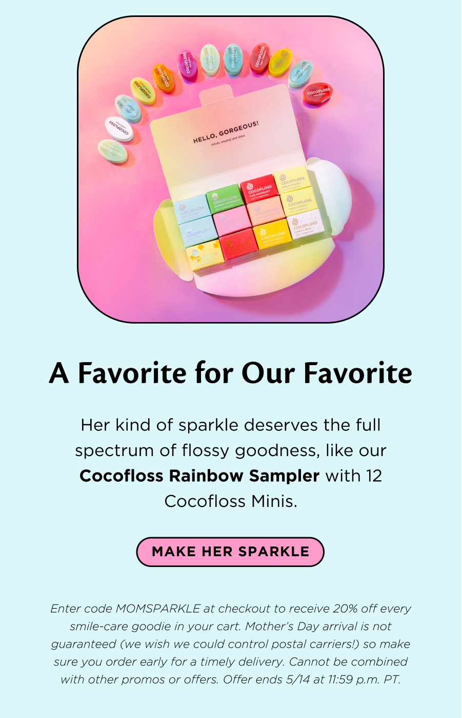 Mom’s 1 Lesson Be on Time 🚚 Cocofloss