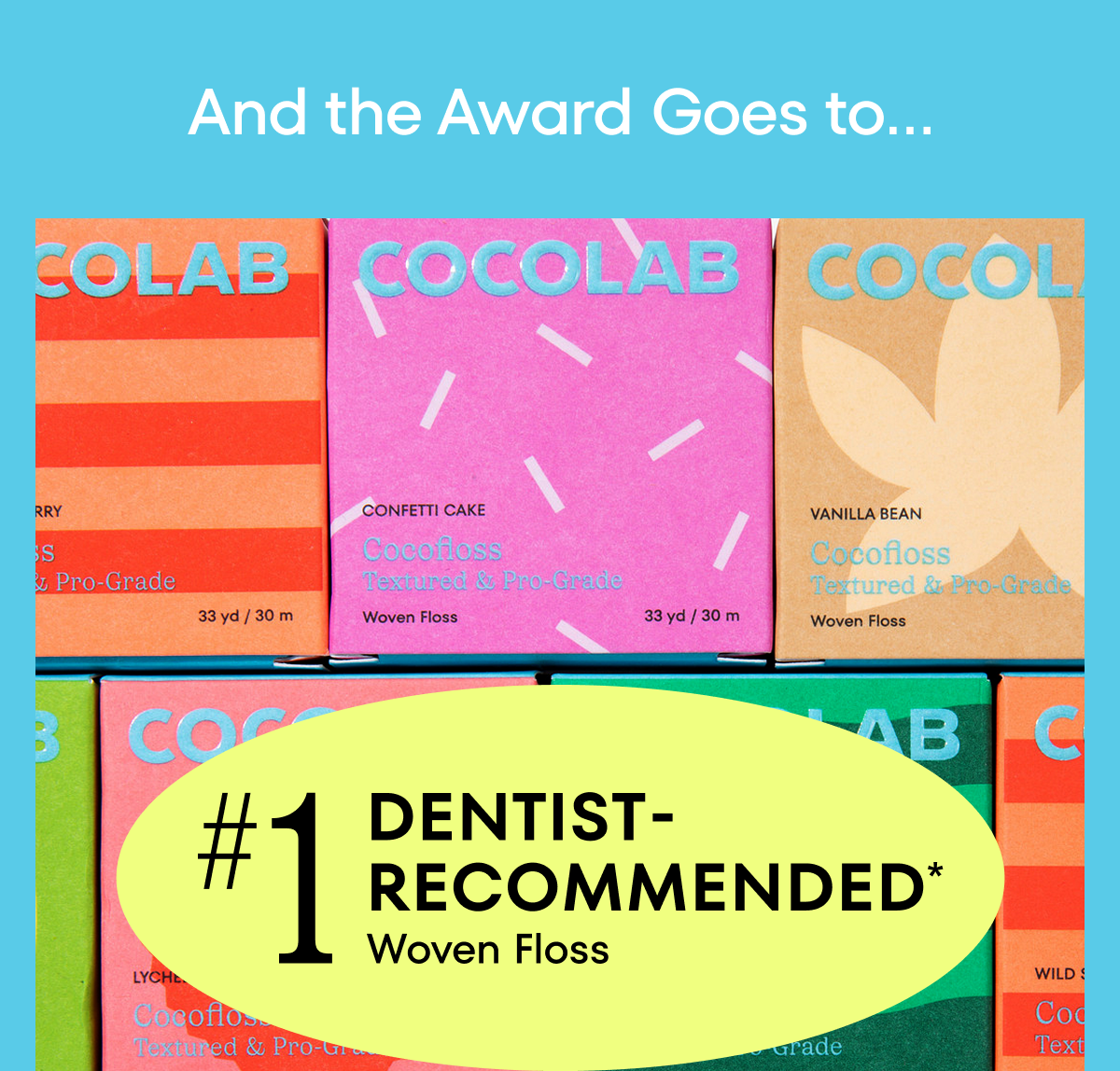 #1 Dentist Recommended Woven Floss