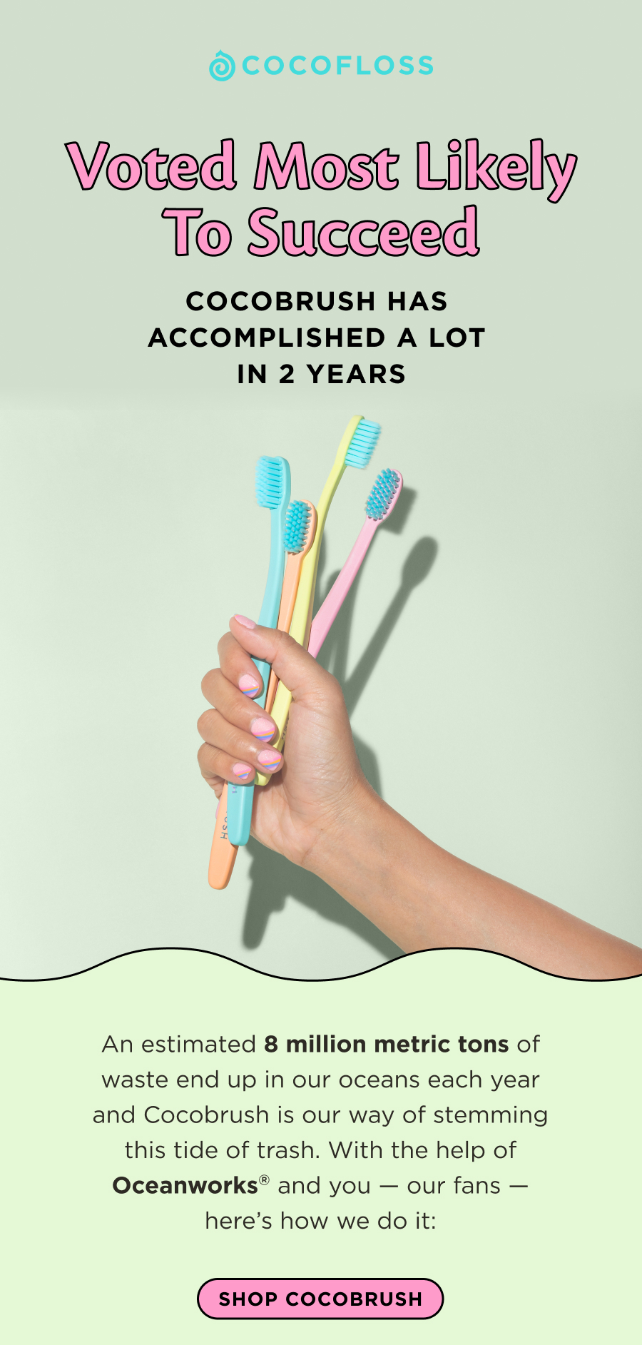 Happy 2 years, Cocobrush 🪥 Cocofloss