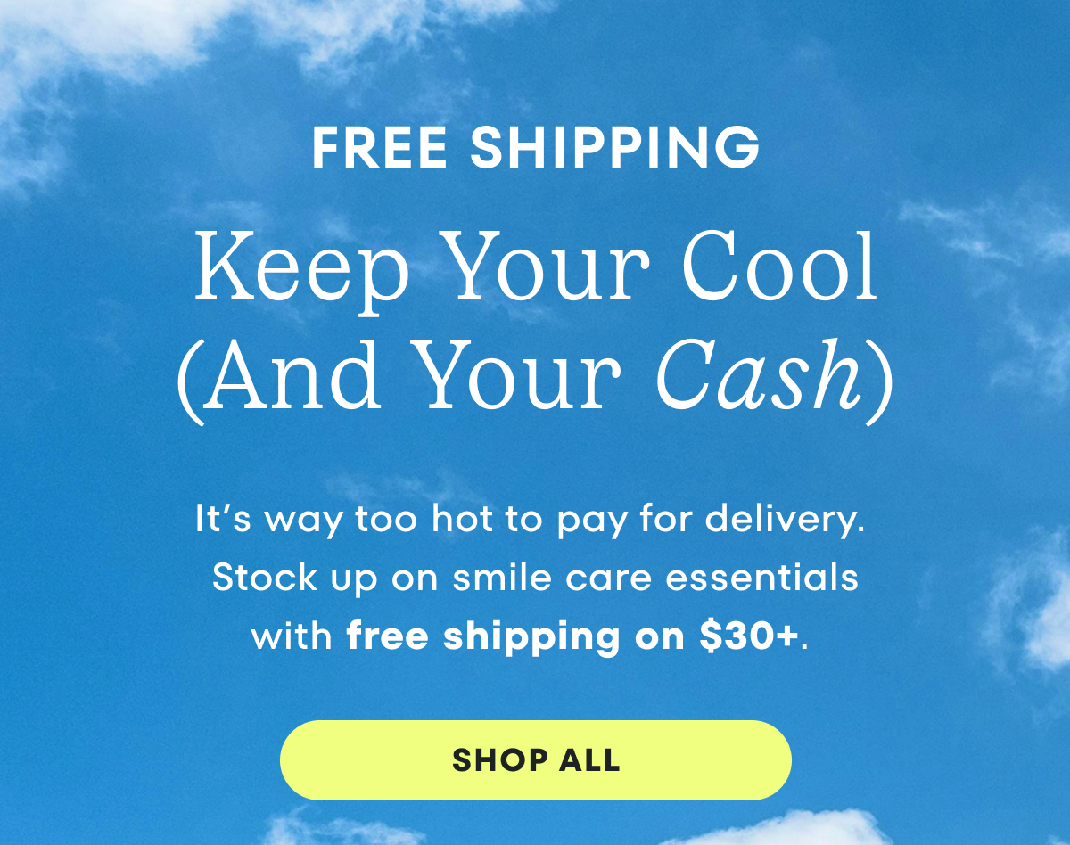 Free Shipping on $30+