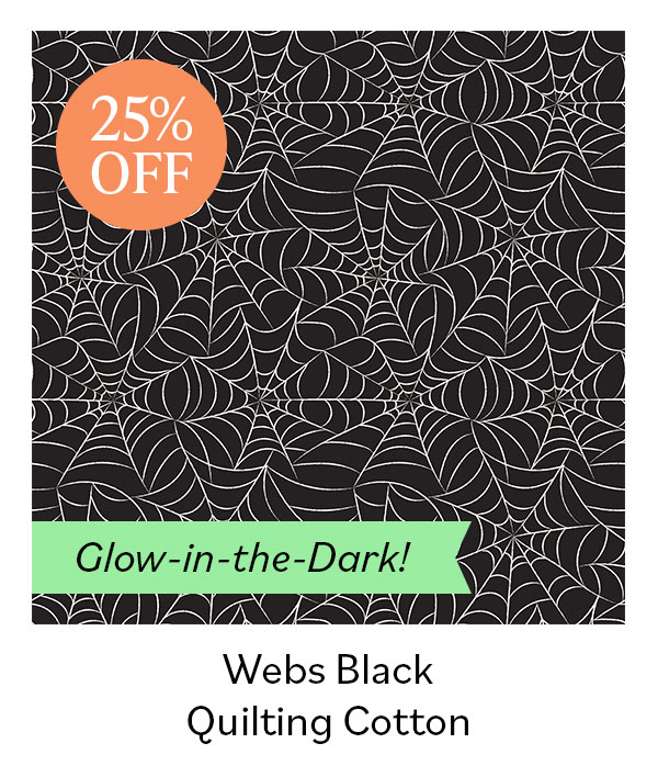 Webs Black Quilting Cotton