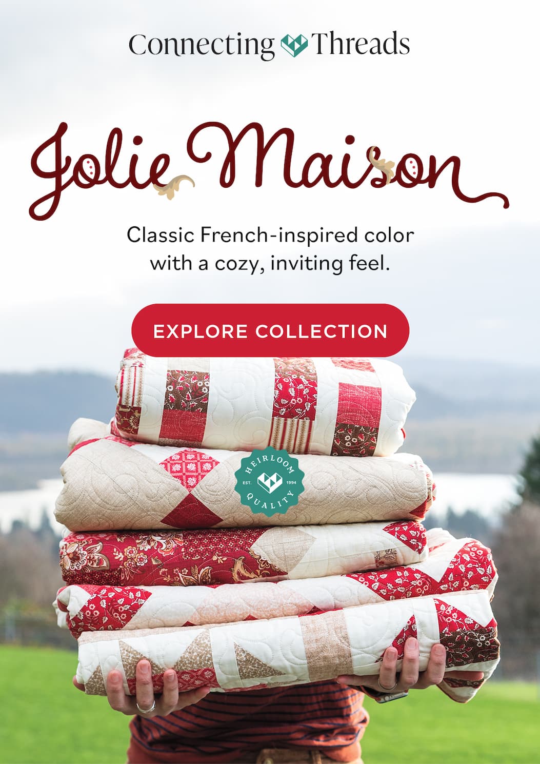 Jolie Maison Classic French-inspired color with a cozy, inviting feel. Explore Collection