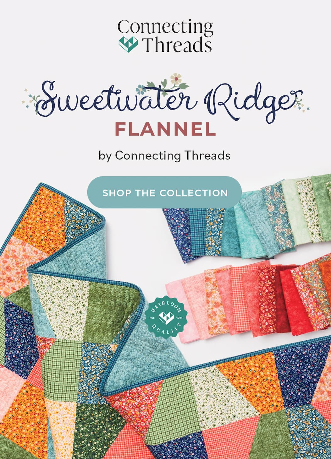 Connecting Threads Sweetwater Ridge FLANNEL by Connecting Threads SHOP THE COLLECTION 