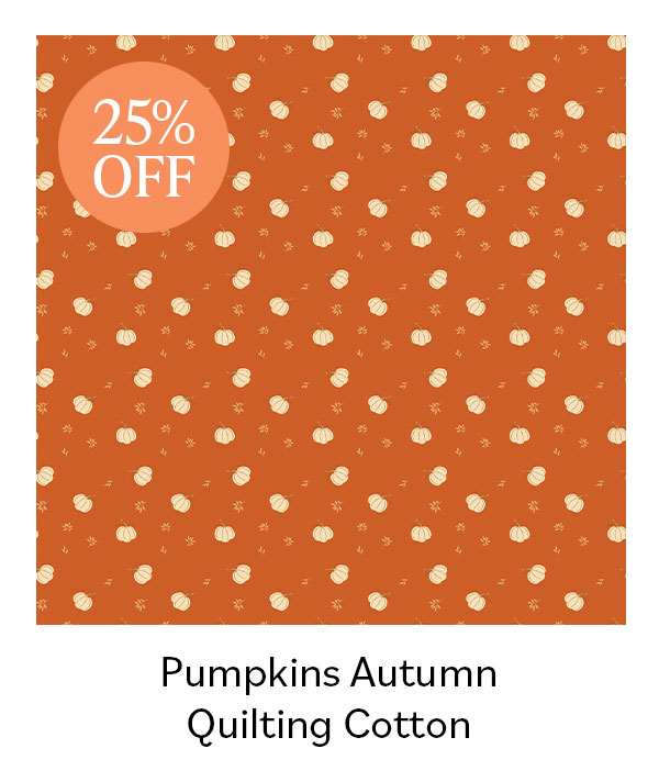 Pumpkins Autumn Quilting Cotton