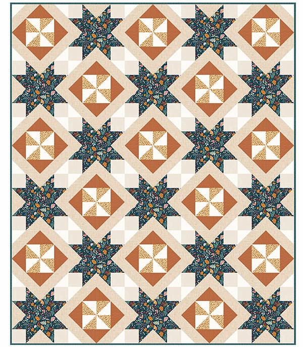 A colorful quilt chart