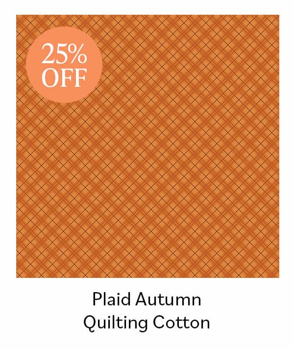 Plaid Autumn Quilting Cotton