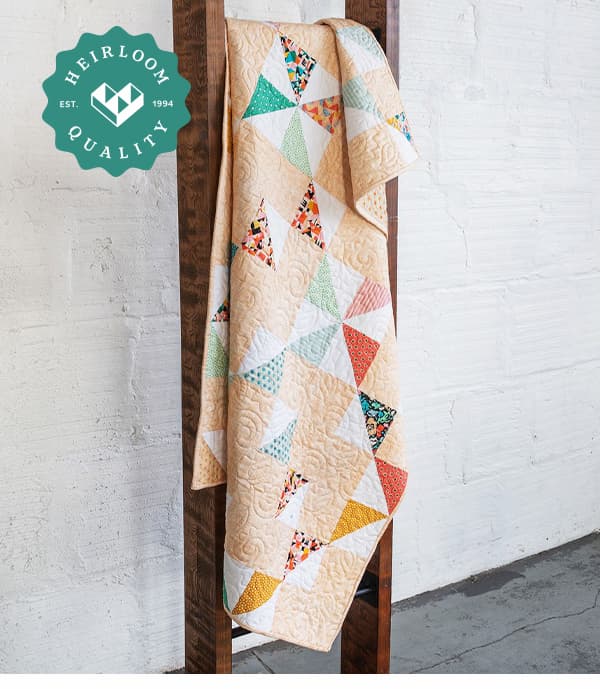 Fantasy Small Quilt Kit by Beaquilter Fantasy uses the background color to full advantage so the prings of Art Haus can take center stage. Skill: Easy SHOP NOW