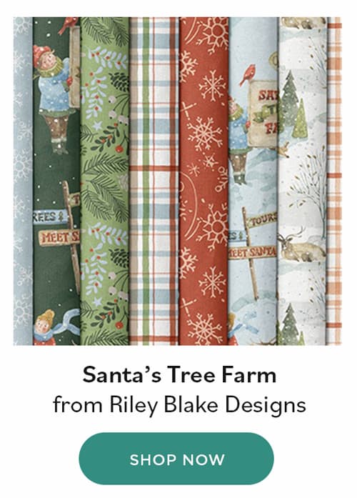 Santa's Tree Farm from Riley Blake Designs