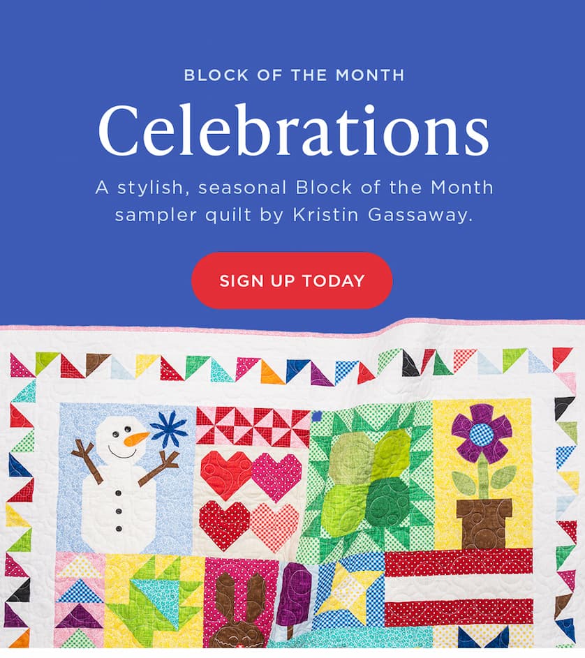 Our Block of the Month, Celebrations