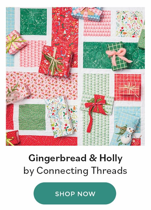 Gingerbread & Holly by Connecting Threads