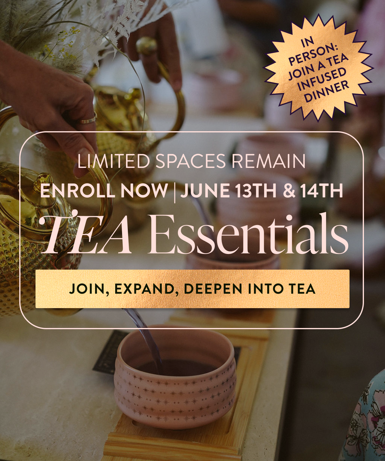 Limited Spaces Remain! 