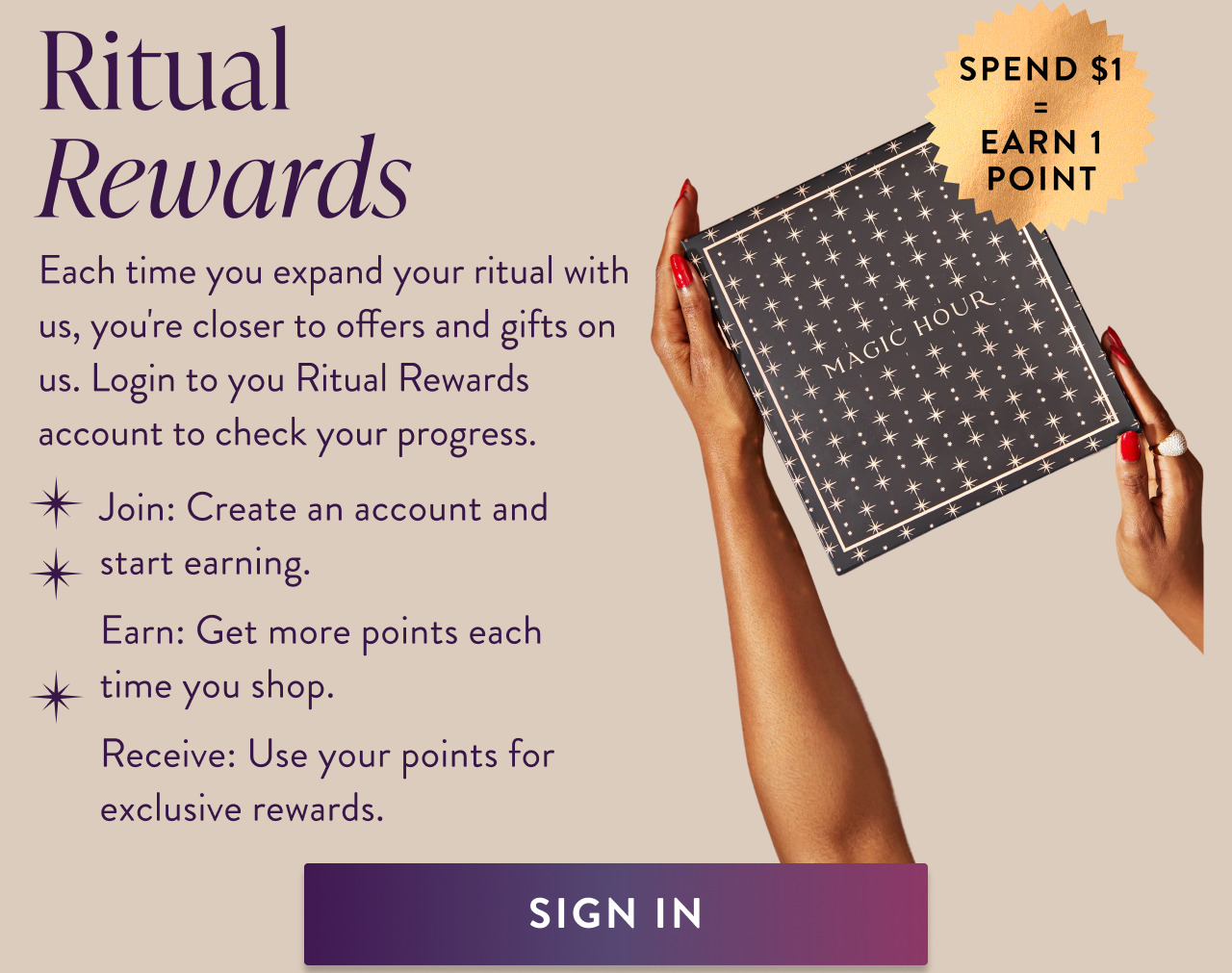 Join Ritual Rewards 