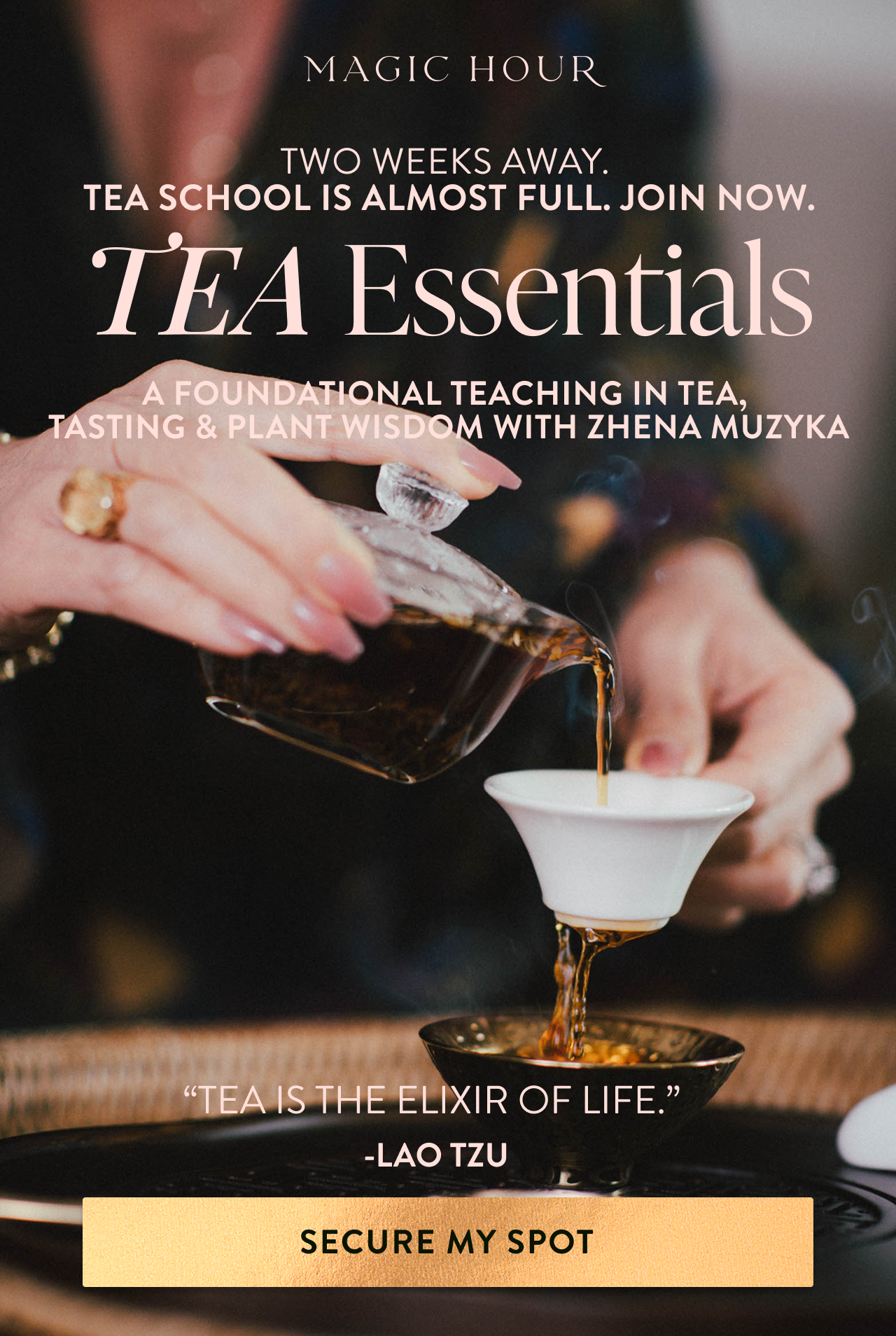 Tea School is Two Weeks Away