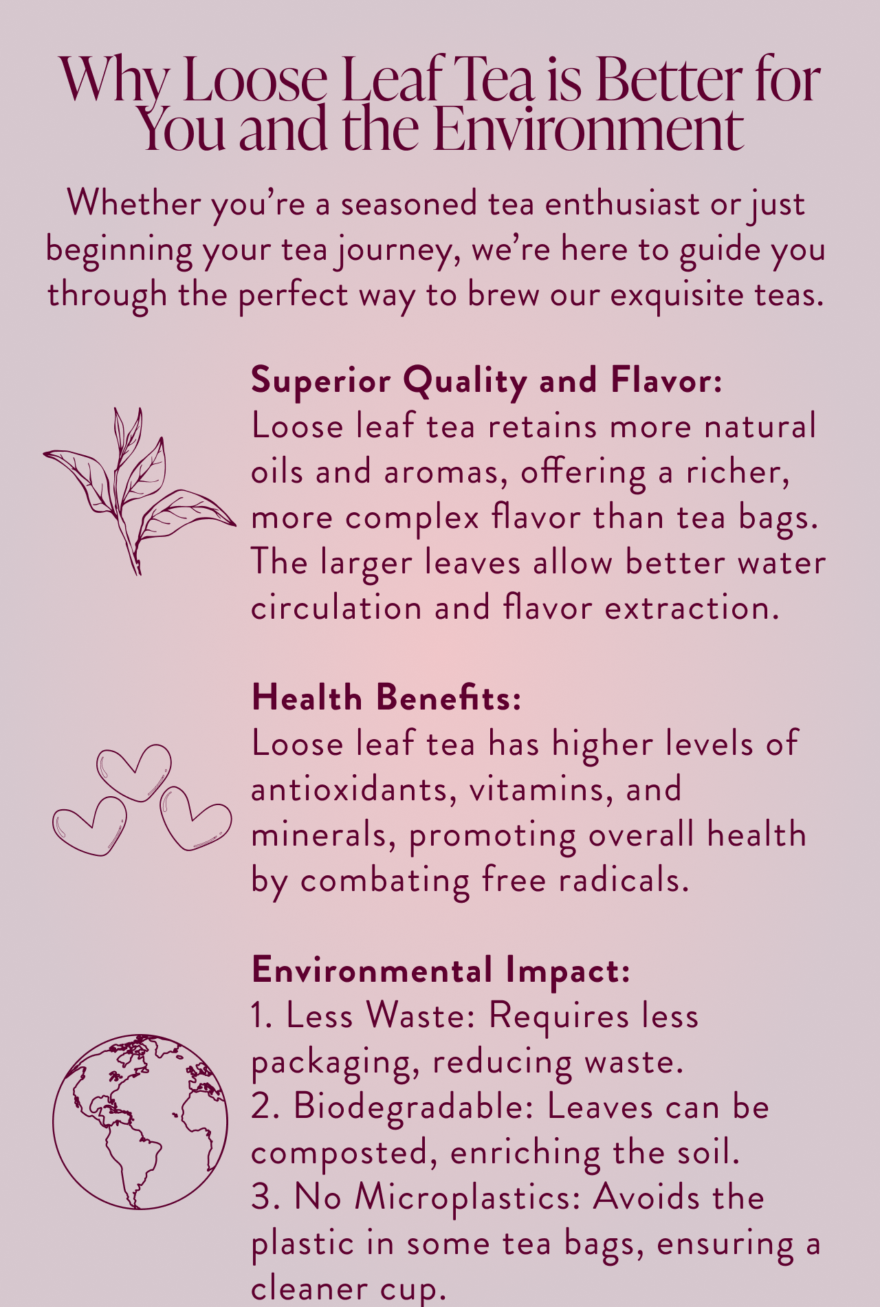 Why Loose Leaf Tea is Better For You & the Environment 