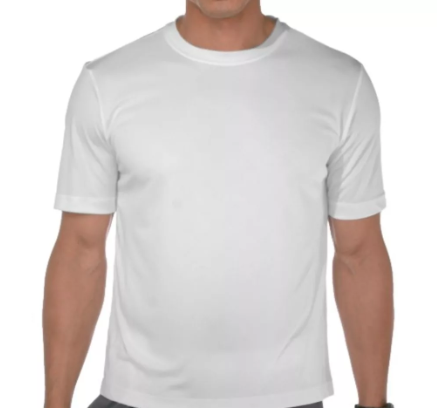 man wearing plain white t shirt 