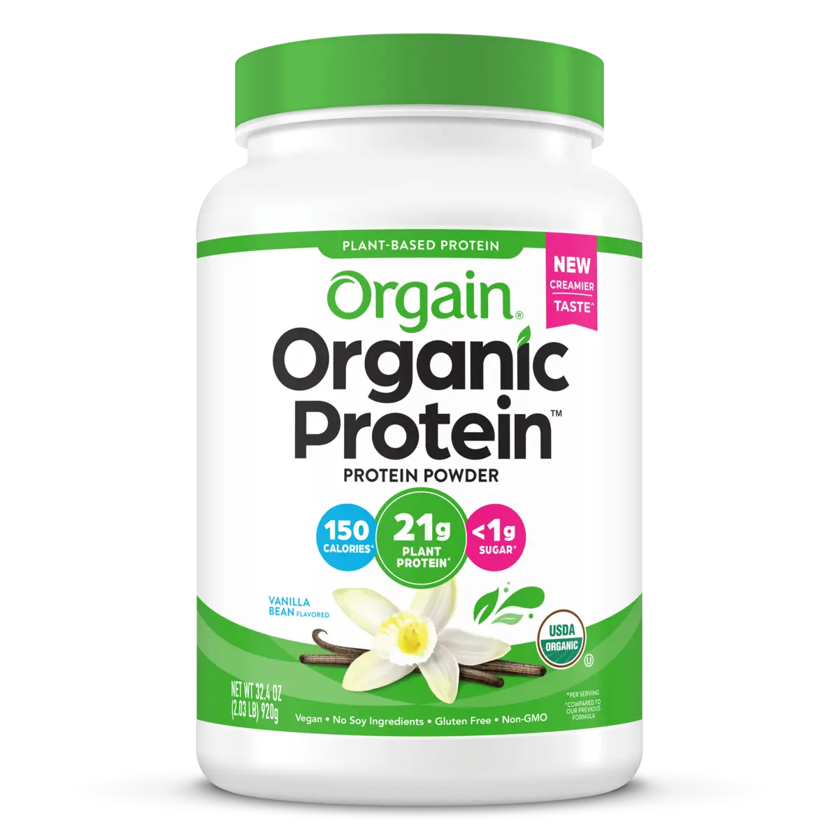 Organic Plant Protein Vanilla Bean
