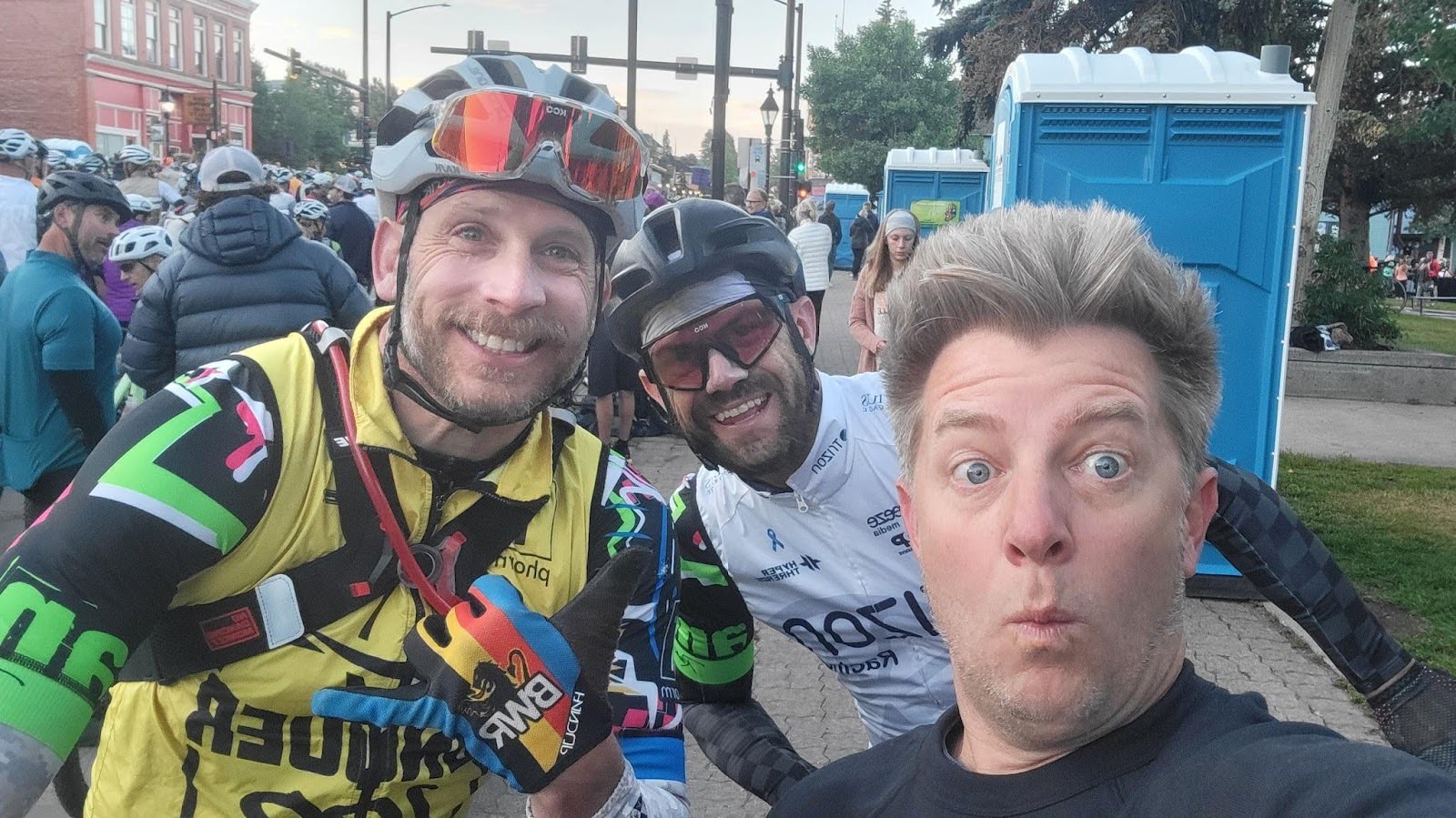 Edward and James at Leadville Trail 100