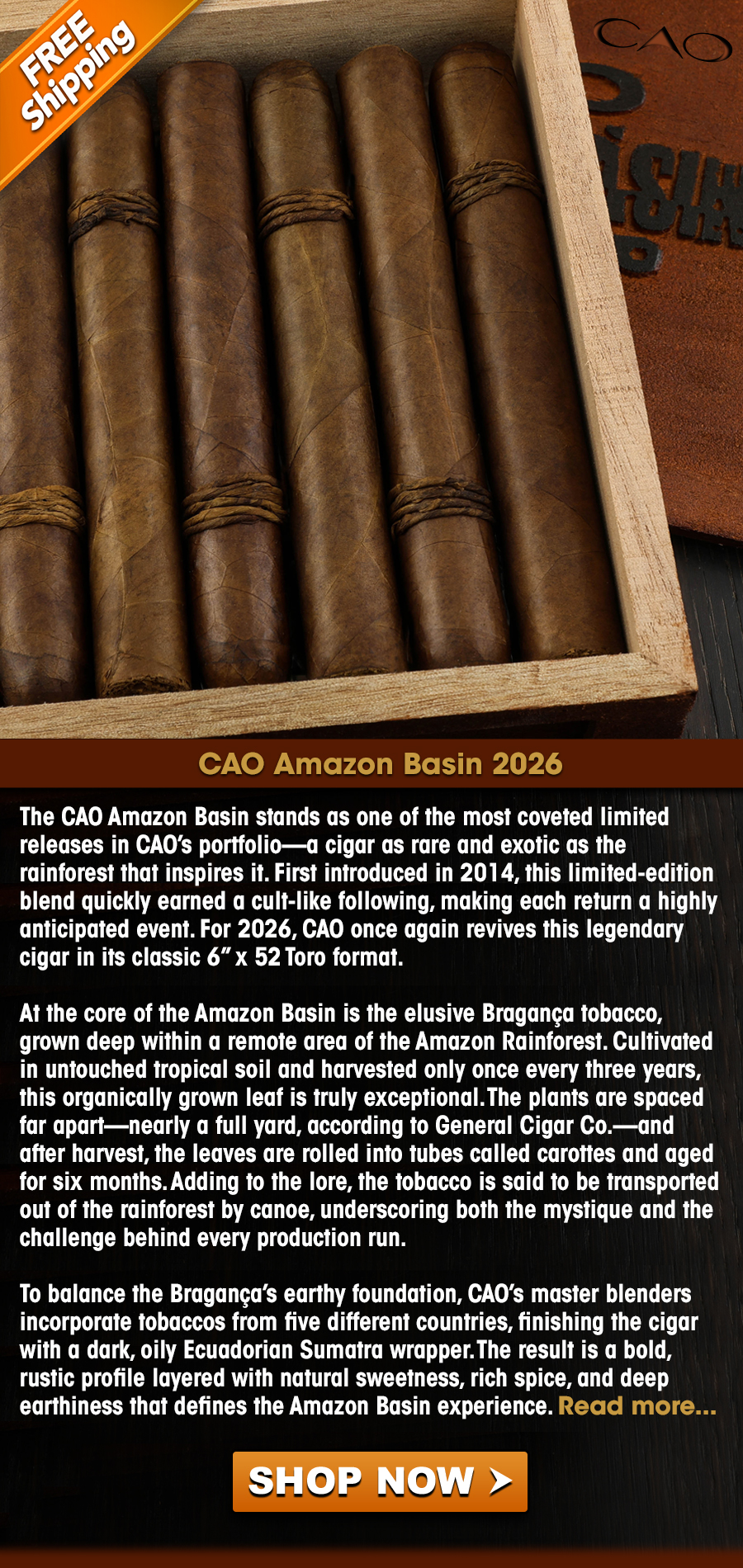 CAO Amazon Basin 2026