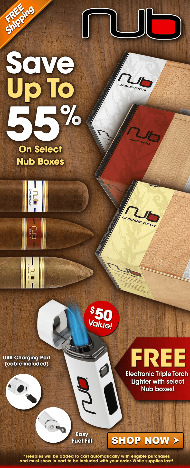 Nub Original Box Sale + Freebie Fest