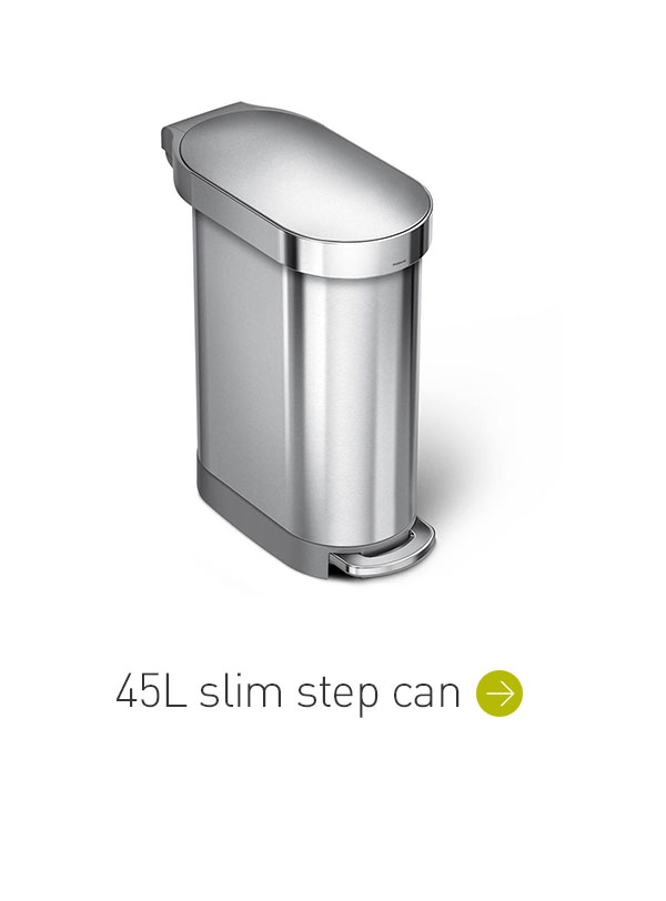 45L slim step can