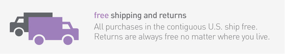 free shipping and returns