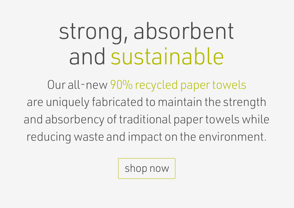 Introducing our allnew 90 recycled paper towels Simplehuman