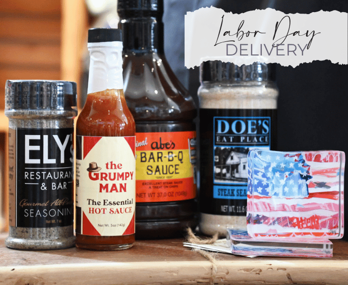 Labor Day delivery with Mississippi-made gourmet foods and grilling gifts