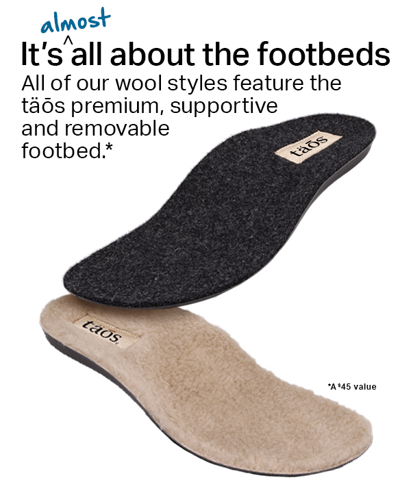 Wool Clog Footbed