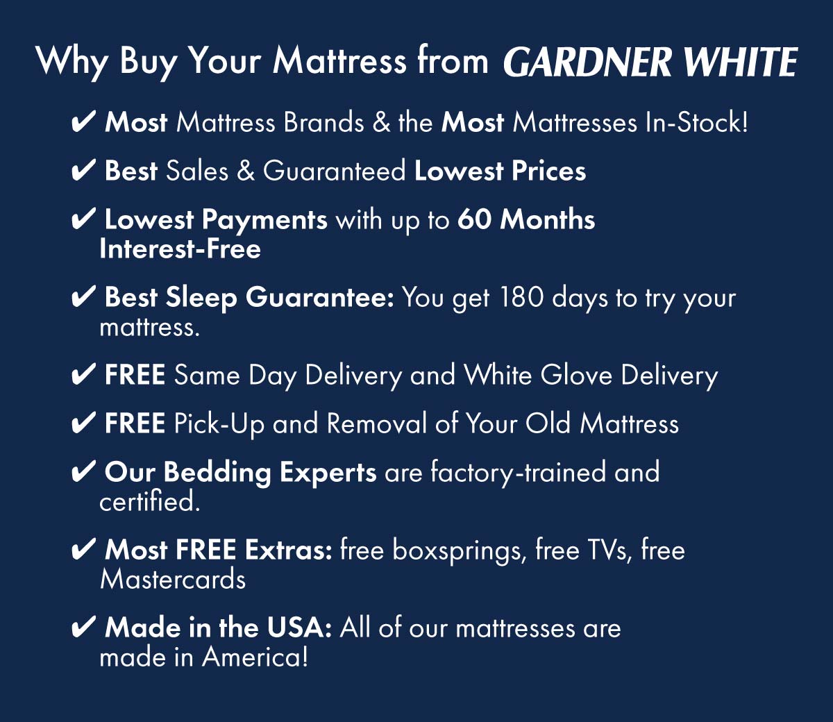 Supersize FREE! GardnerWhite