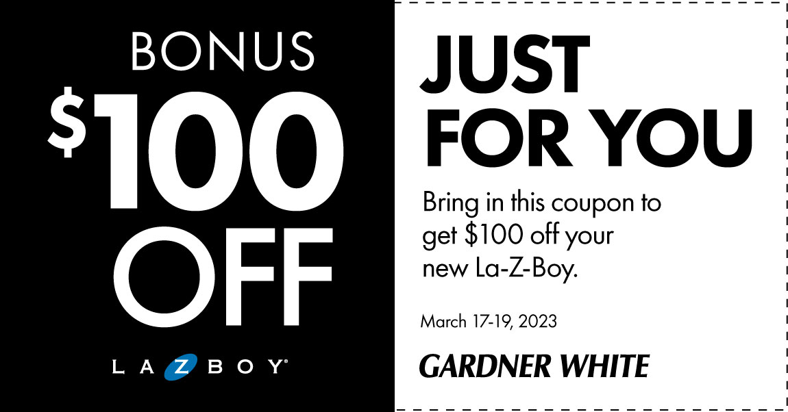 Lucky You! Your Golden Ticket is Inside GardnerWhite! GardnerWhite