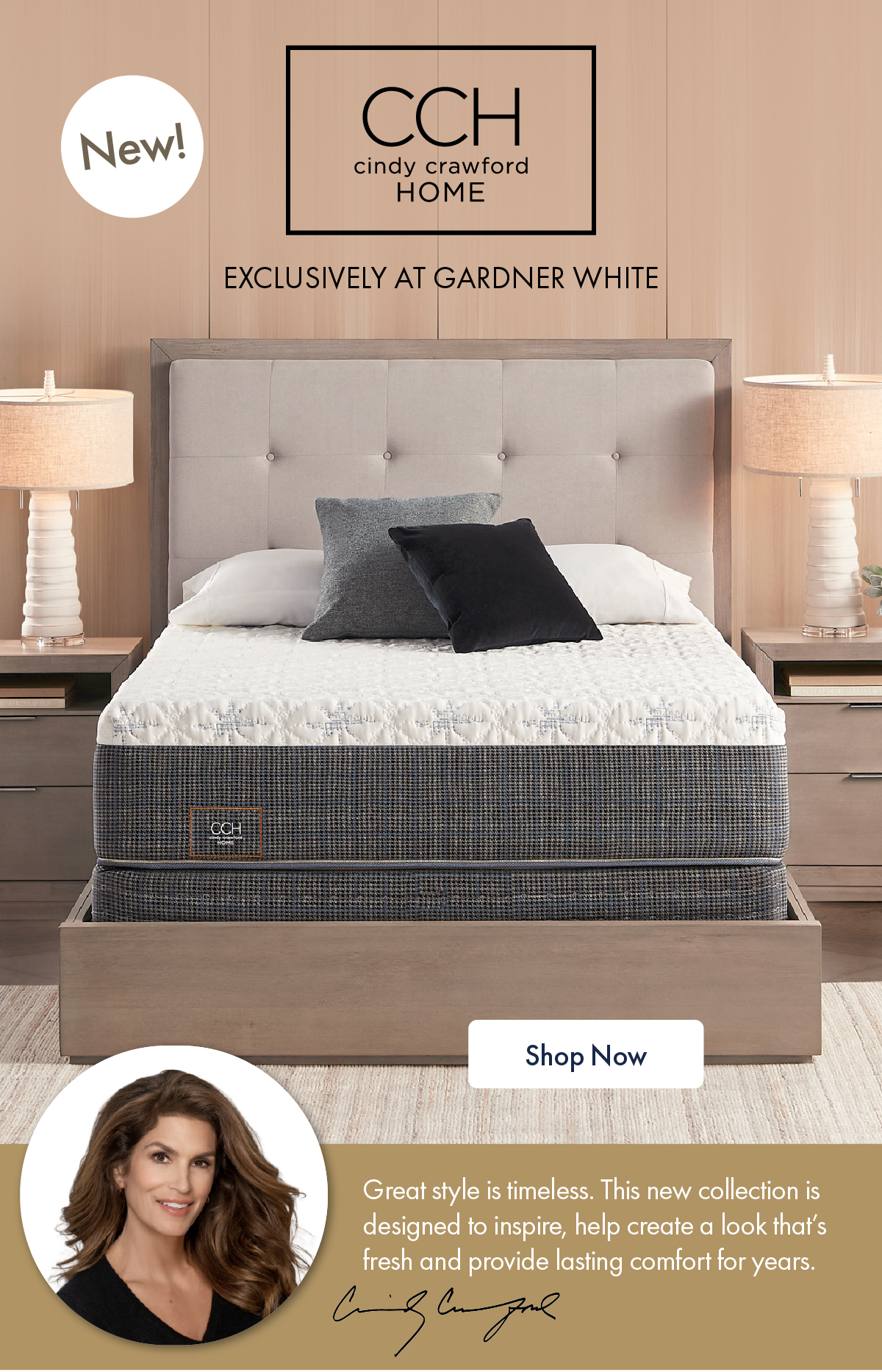 😍 Introducing Cindy Crawford Home Mattresses! GardnerWhite