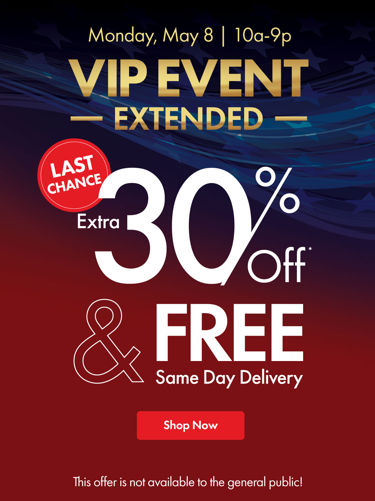 Your VIP discount is extended, GardnerWhite! GardnerWhite