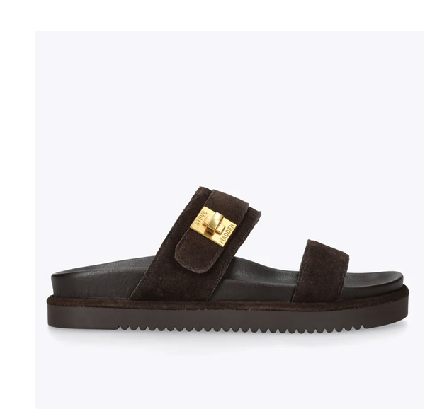 Take Two Dark Brown Suede