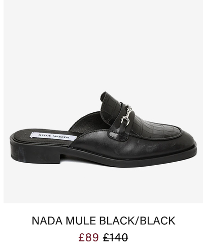 Nada Mule Black/black