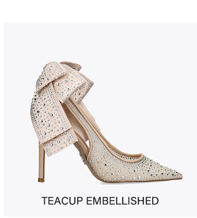 Teacup Embellished Champagne