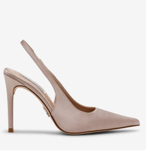 Reyes Pump Taupe Satin