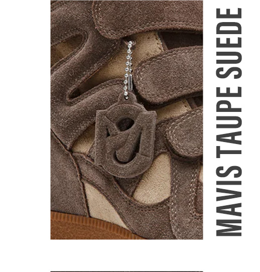 Mavis Taupe Suede