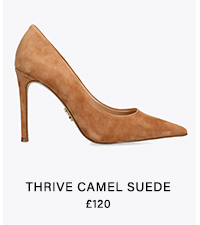 Thrive Camel Suede