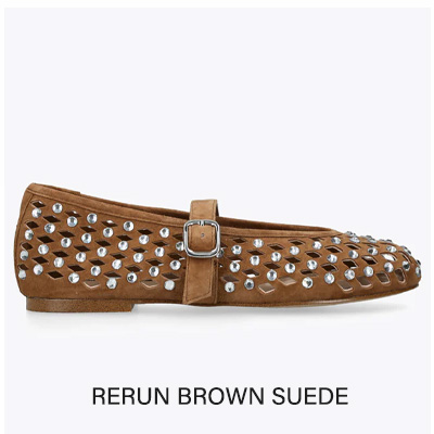 Rerun Brown Suede