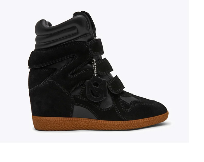 Mavis Black Suede