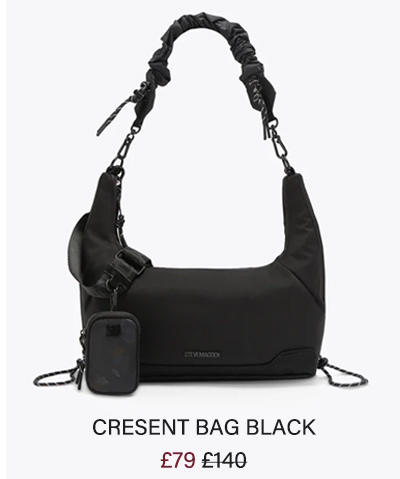 Cresent Bag Black