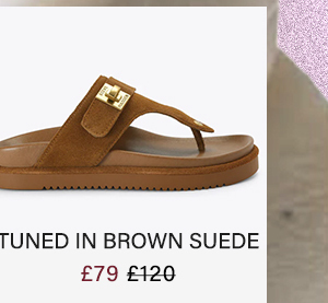 Tuned In Brown Suede