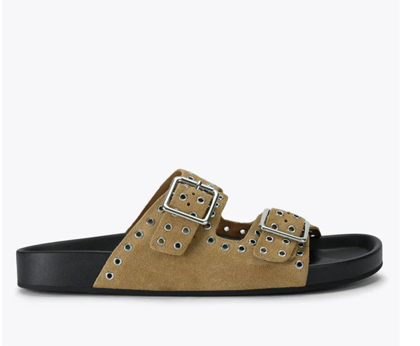 Abbot Taupe Suede