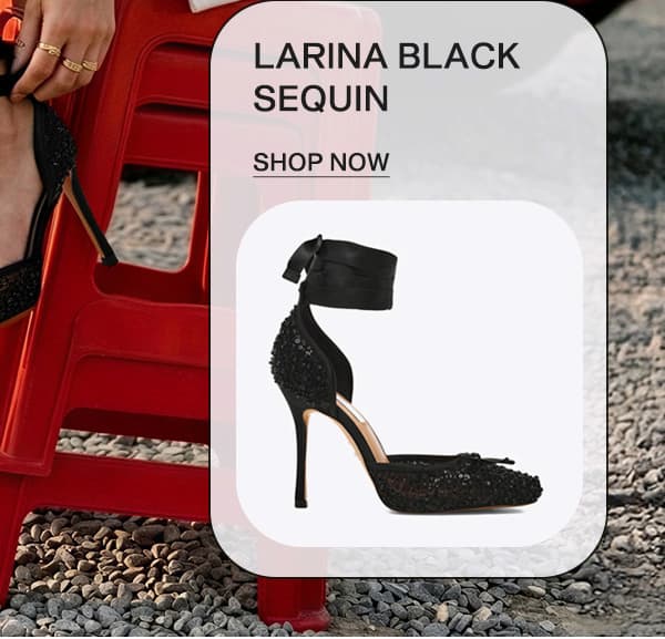 Larina Black Sequin