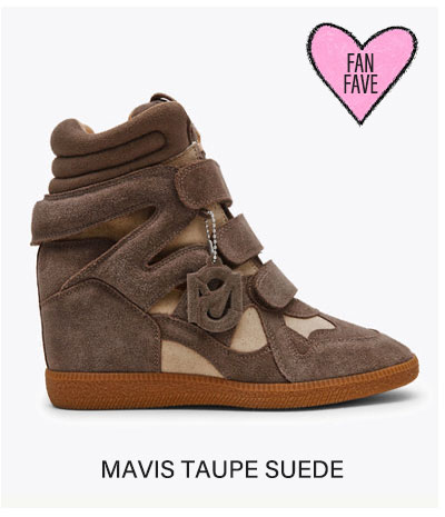 Mavis Taupe Suede