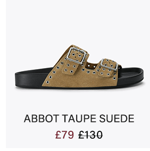 Abbot Taupe Suede